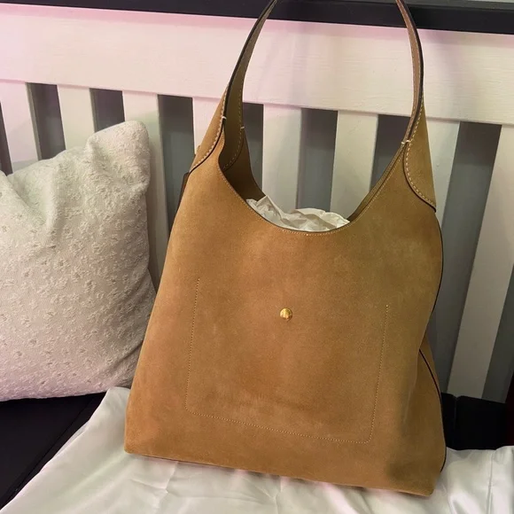 Coach Brooklyn 39 Shoulder Bag Suede - Picture 3 of 8